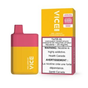 Pink Lemon Ice Vice Box Disposable Vape